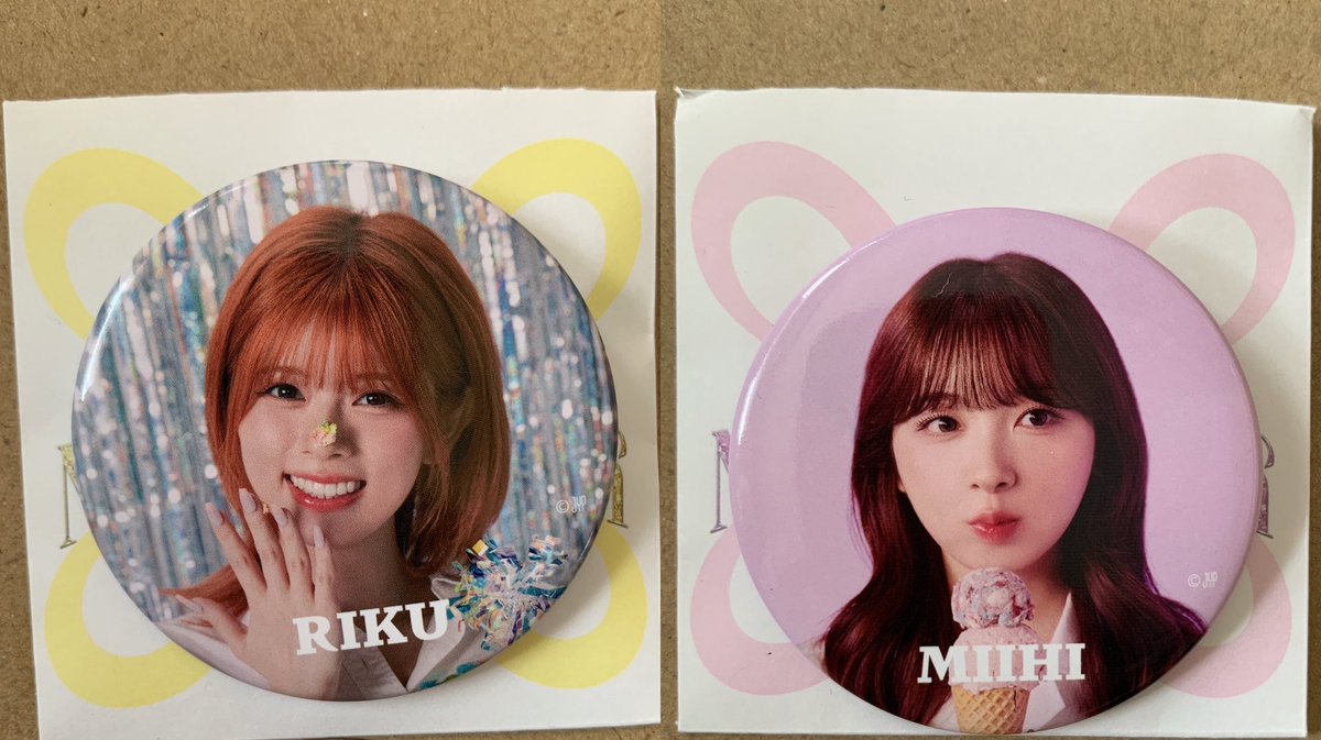 NiziU NEW EvoNUtion 缶バッジ交換 NiziU交換 【譲】画像1（リク楽