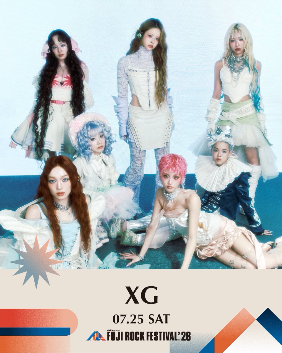タワ渋XG】 ／ #XG FUJI ROCK FESTIVAL'26 初出演決定おめでとうござい