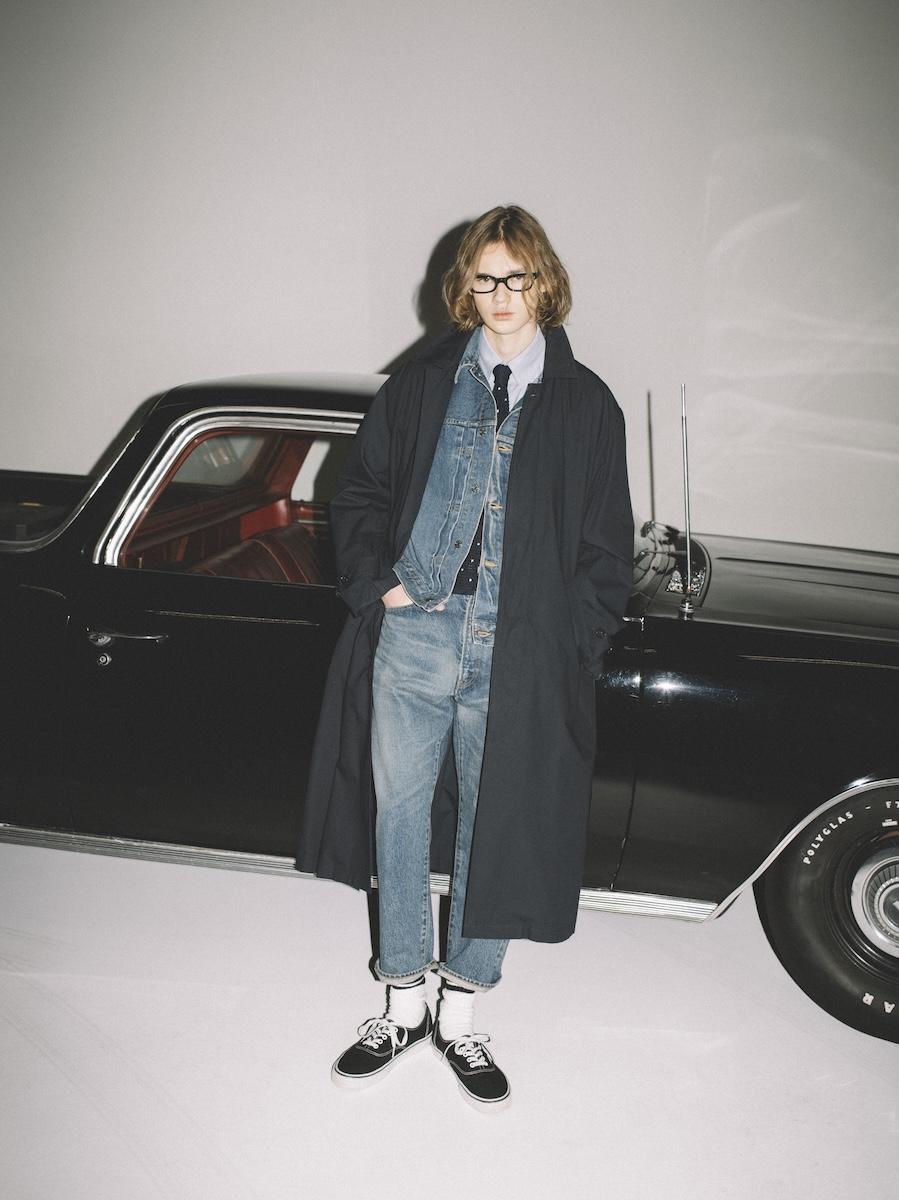 ミ*ク様 ルシアンペラフィネ セーラーカラーだまし絵 スカル　カシミヤクルーネッ