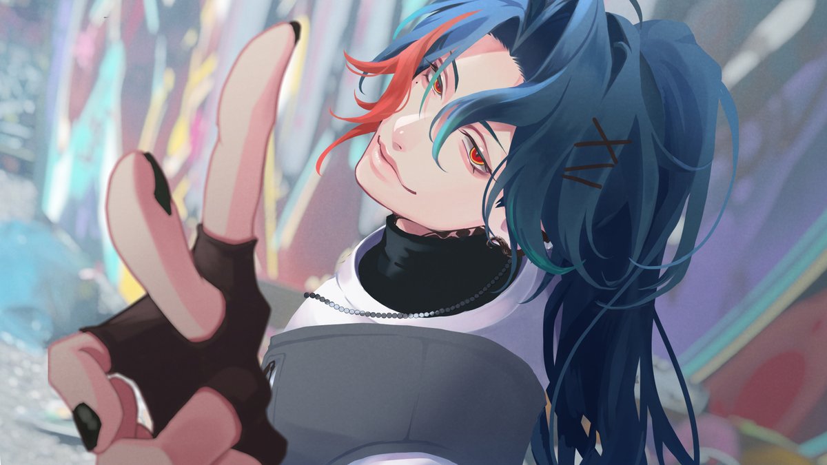 お気に入りイラスト手直ししました❤えっ来月で2周年かー！👏 #かいせ