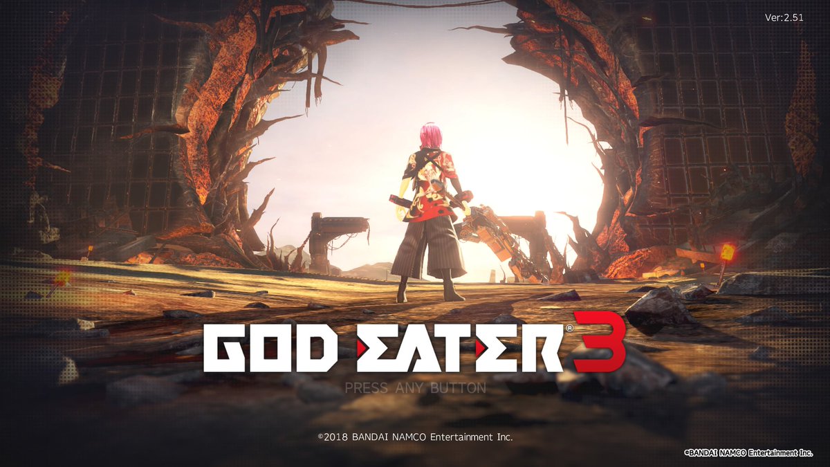 本日の配信は夜9時半頃からGOD EATER3の実況をします！良ければ皆さん