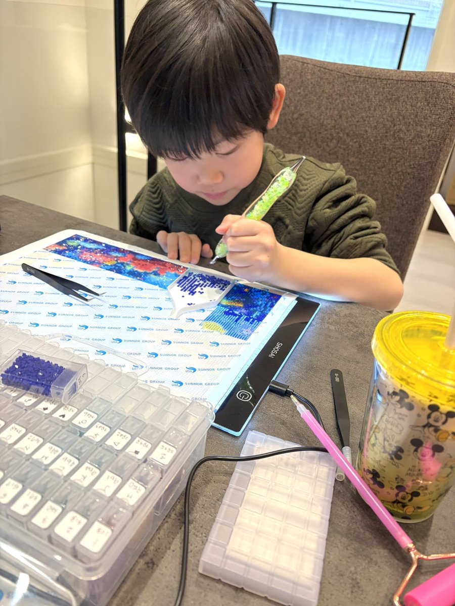 B5サイズのフルーツ完成しました 🍎🍇🍋🍐次は一気に大きくなってA3