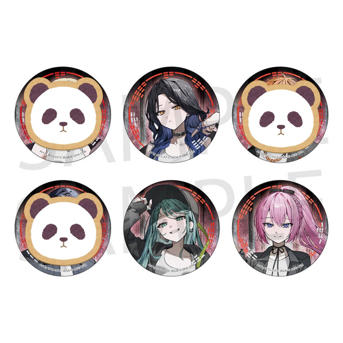 プロセカ 志歩 グリ缶 26A オオカミ 43個 まとめ売り グッズ-バッチ