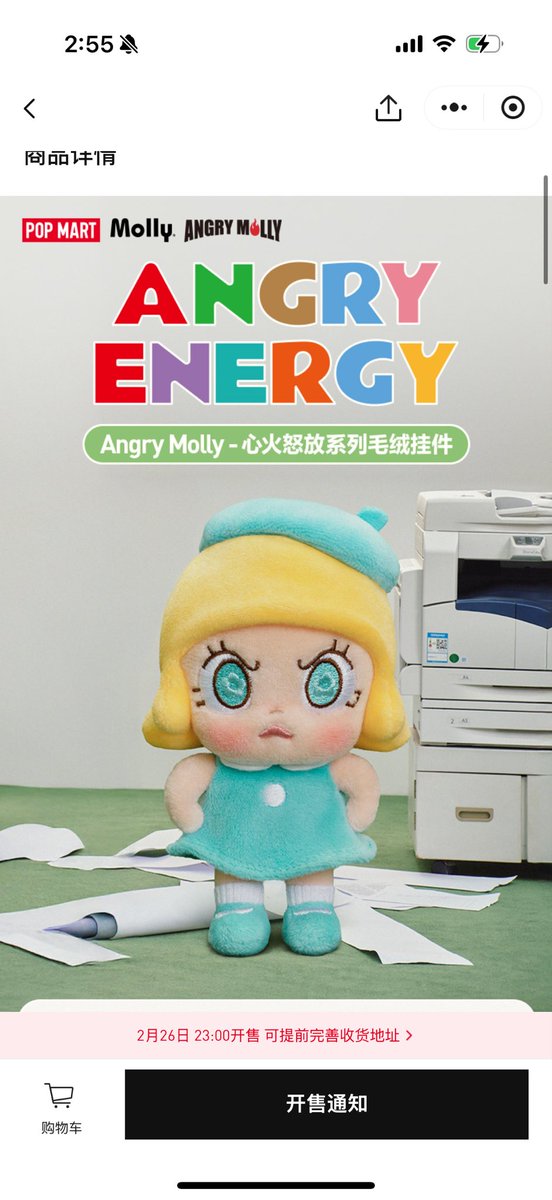 🩷angry Molly new products 🩷 🗓️2月26日オンライン(中国) 2月
