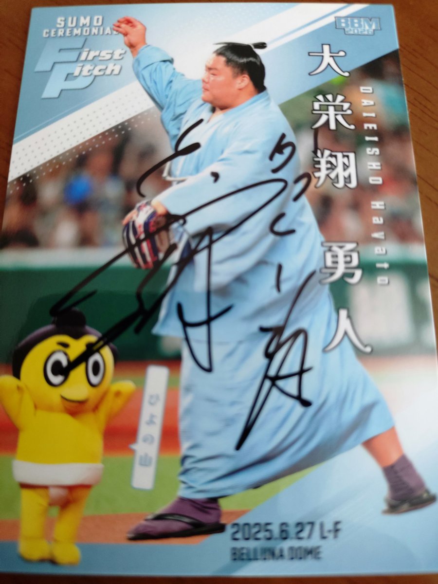 改めて、先週のDHKの戦利品！ #大栄翔全力応援 #大栄翔 関 #追手風部屋