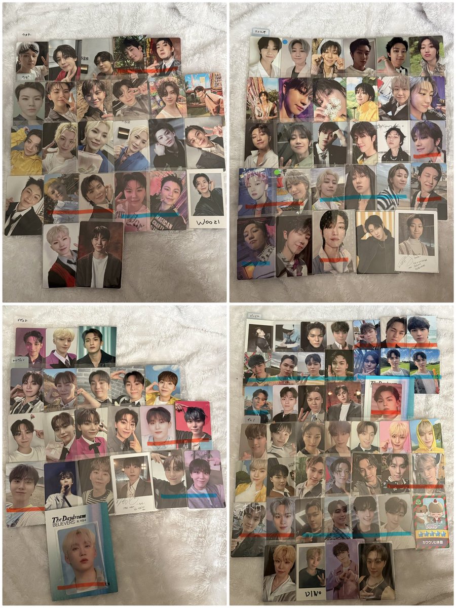 SEVENTEEN セブチ 過去 トレカ 交換 譲 エスクプス ジョンハン