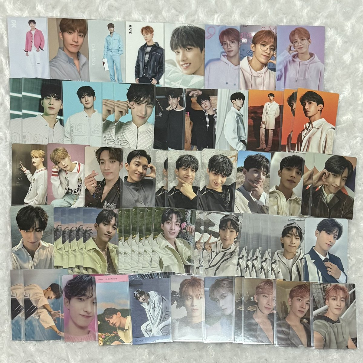 SEVENTEEN セブチ 過去トレカ 特典 チェキ ラキドロ 交換 TXT TOMORROW