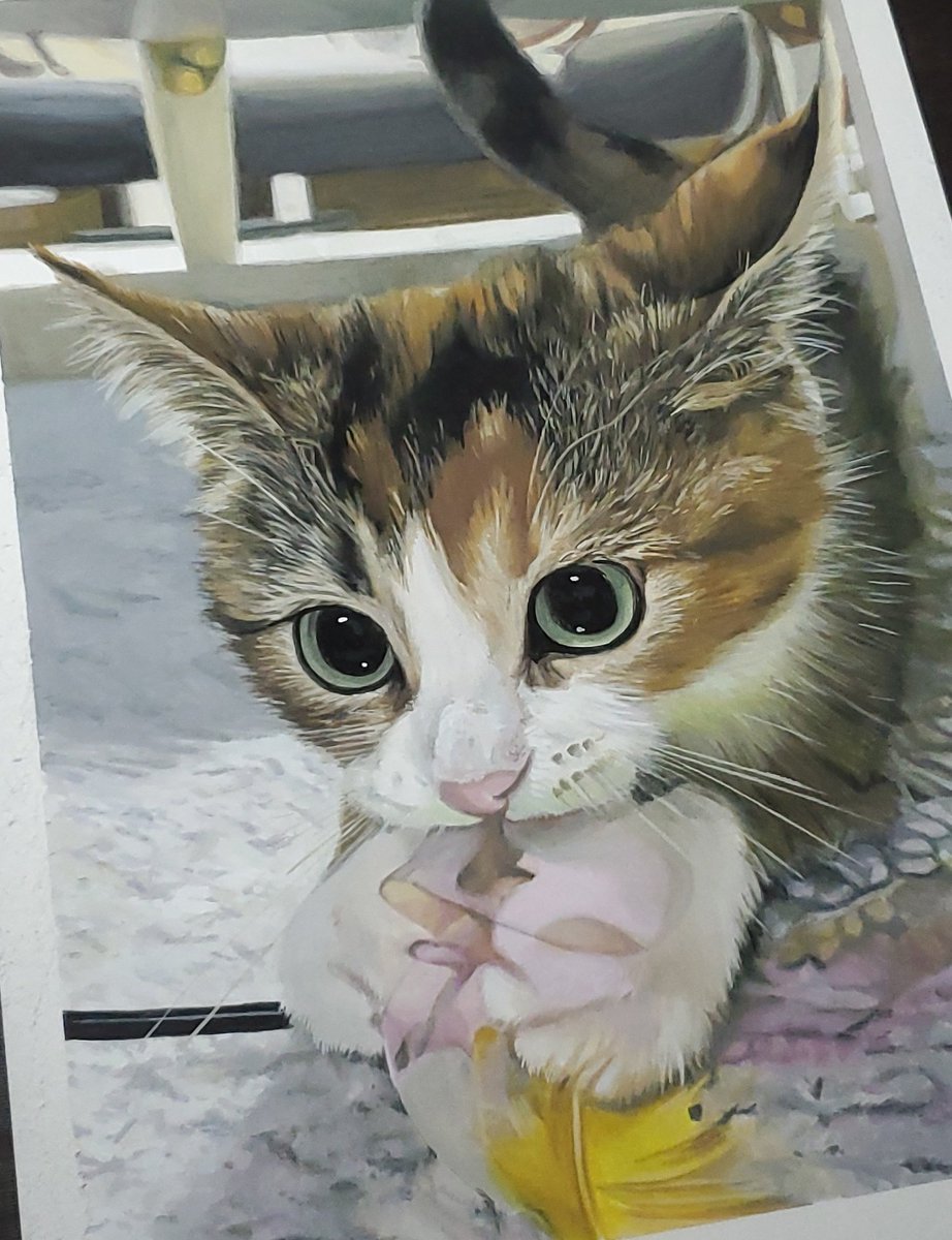 うわ！！ この絵を見たことある私でも「山田さん猫飼い始めたの？」と