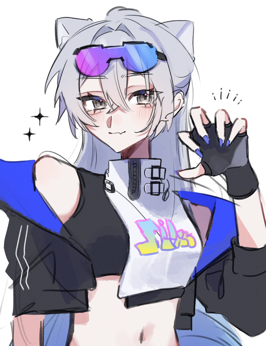 猫の日銀狼~！！ #silverwolf #HonkaiStarRail
