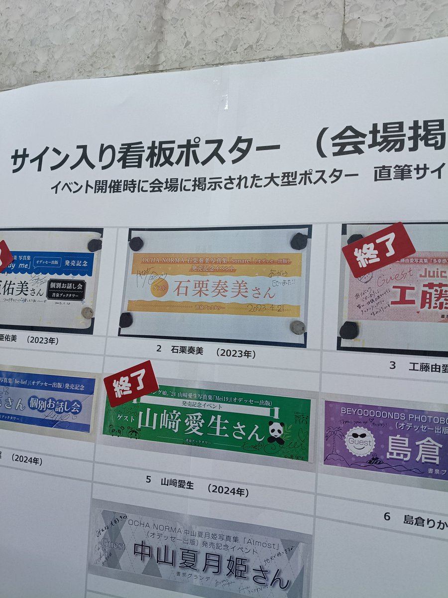 書泉グランデで写真集2冊買ったら、まさかの1等と3等の全当 3等まなか