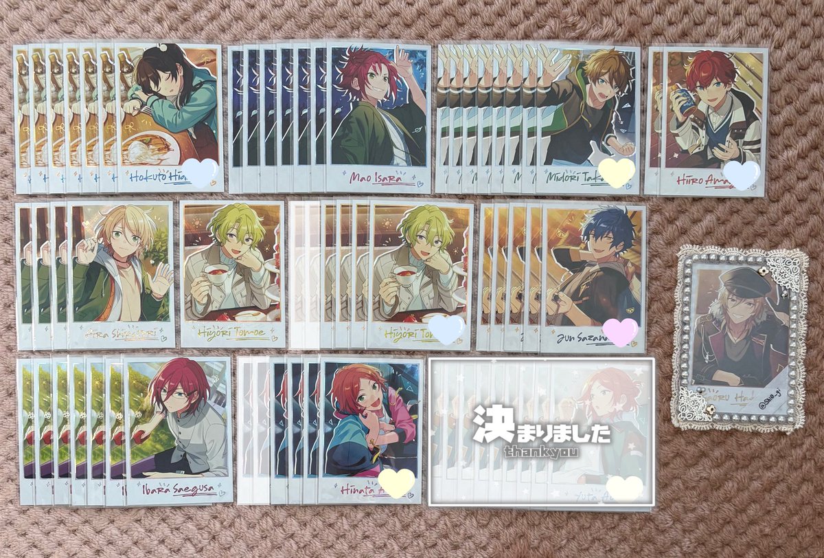 譲渡 ］ あんスタ 中国 星夢絵趣チェキカード ポラロイド 譲┊︎画像