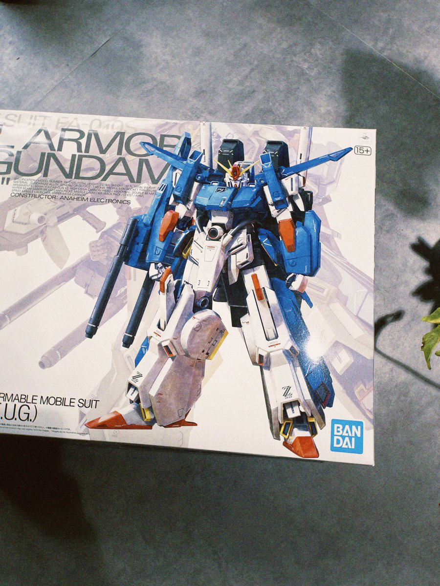 初めてAmazonで予約できたガンプラ 箱だけで白飯何杯でもいけちゃうな