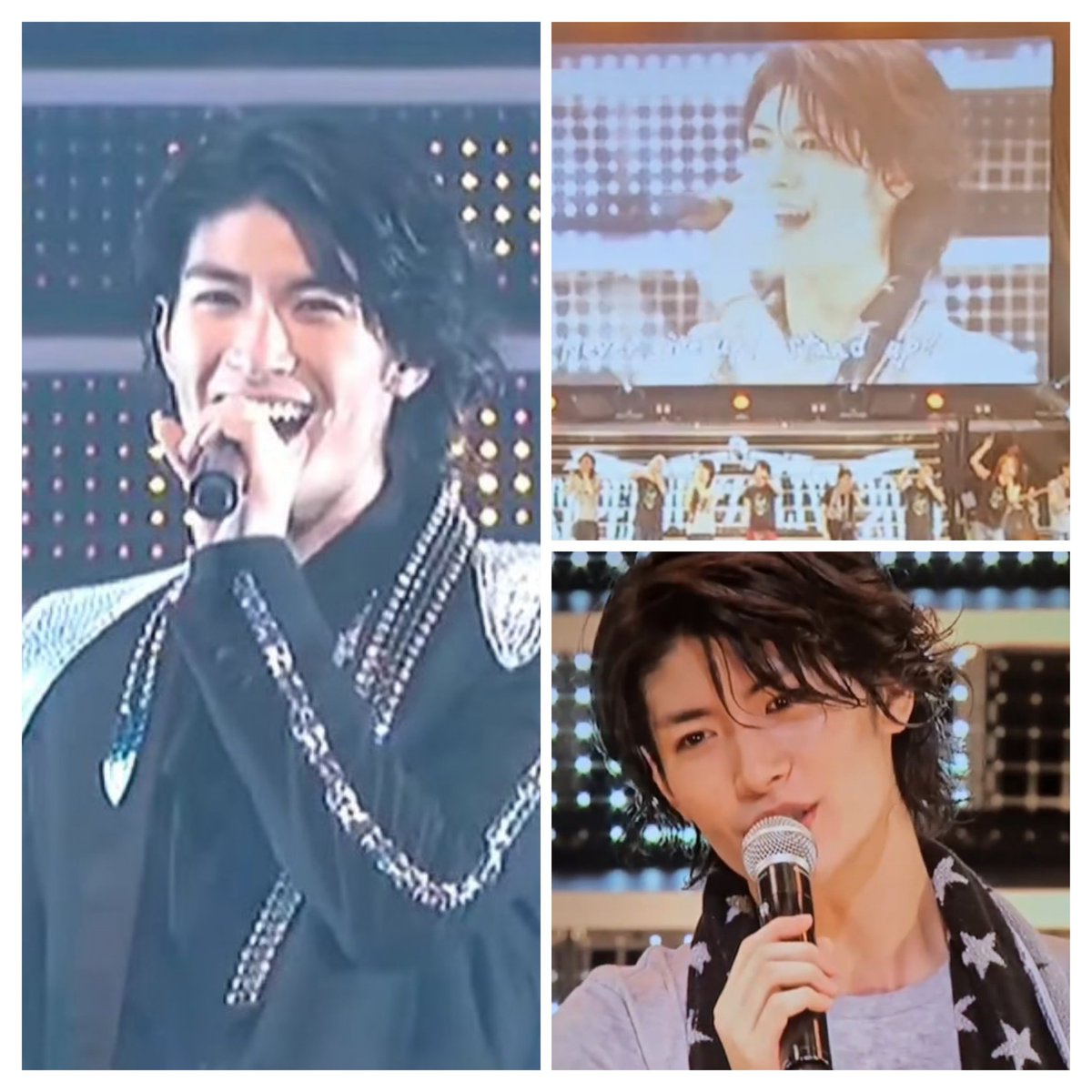 ハンサムライブで巨大モニターに映し出された春馬さんのこのキラキラっ