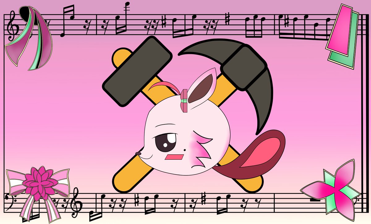 新しい名刺のデザインを描きました！✨ 前はテンプレ仕様だったけど