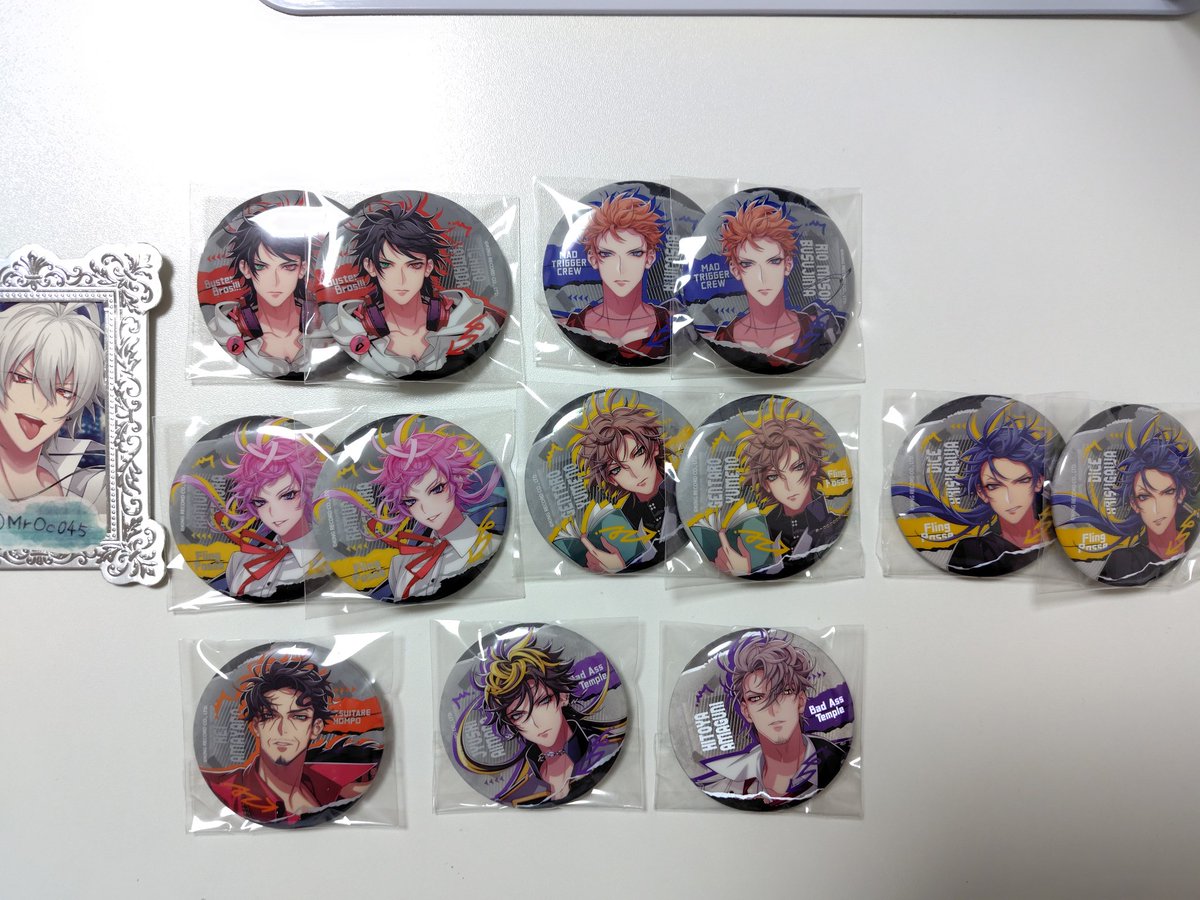 交換 譲渡】ヒプノシスマイク ヒプマイ 中国 3rd 缶バッジ チェキ