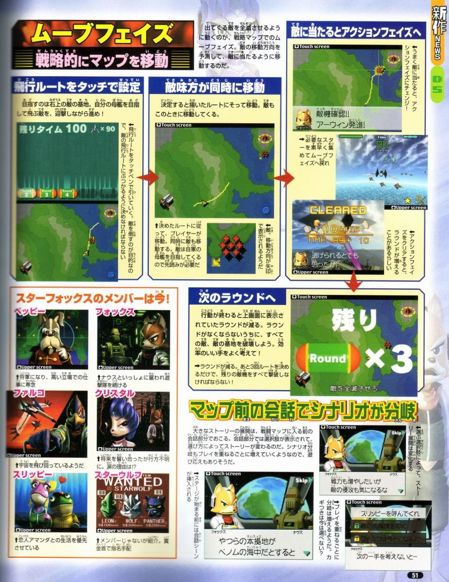 A look at Star Fox Command in a Japanese magazine. The exact name