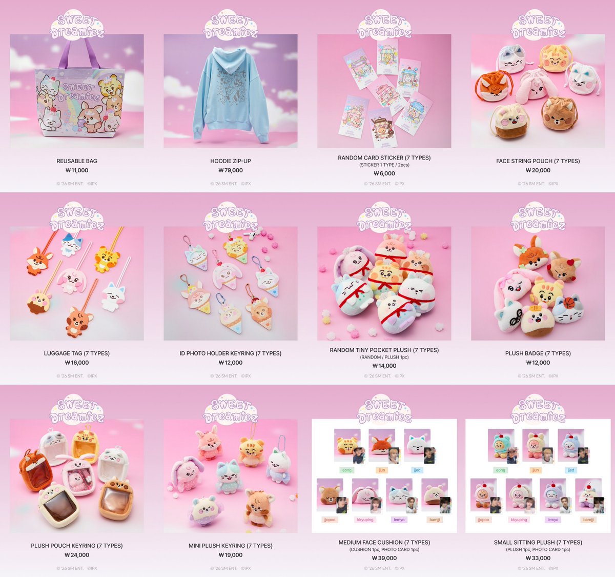 NCT DREAM with LINE FRIENDS will release new merchandise (MD