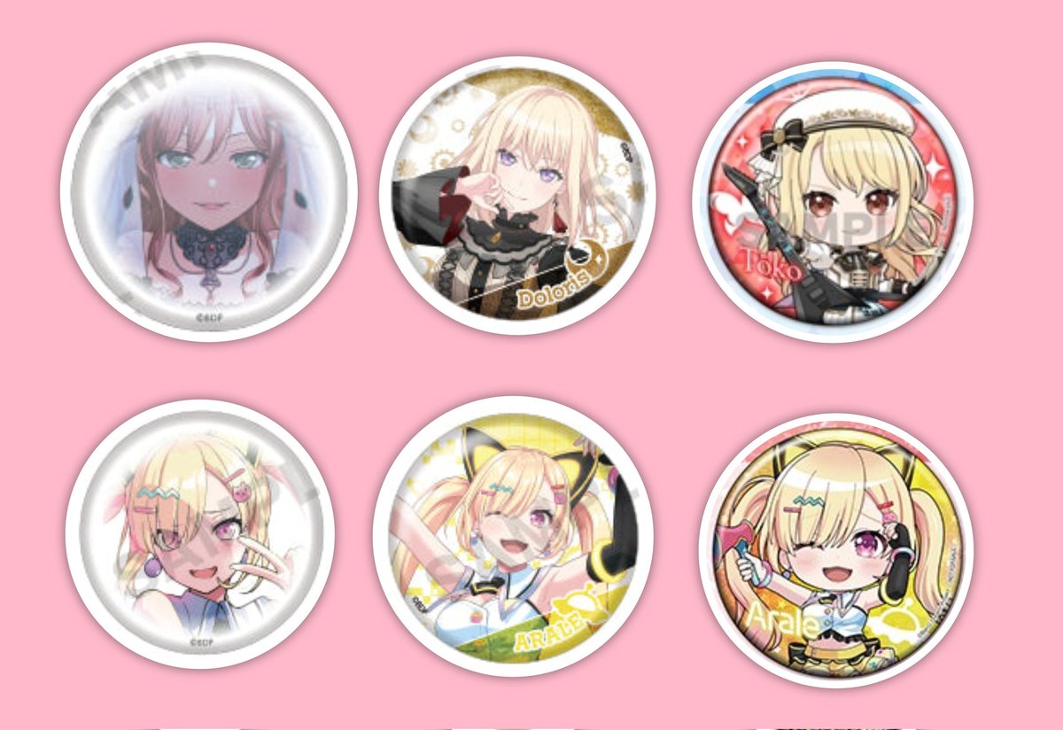 交換/譲渡】 バンドリ ガルパ 缶バッジ アクキー 10thAnniversary