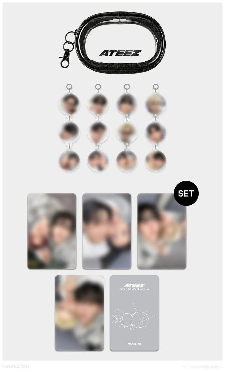 ATEEZ GOLDEN HOUR Part.4 ✔️MAKESTAR ヨントン 特典 トレカ8×2+