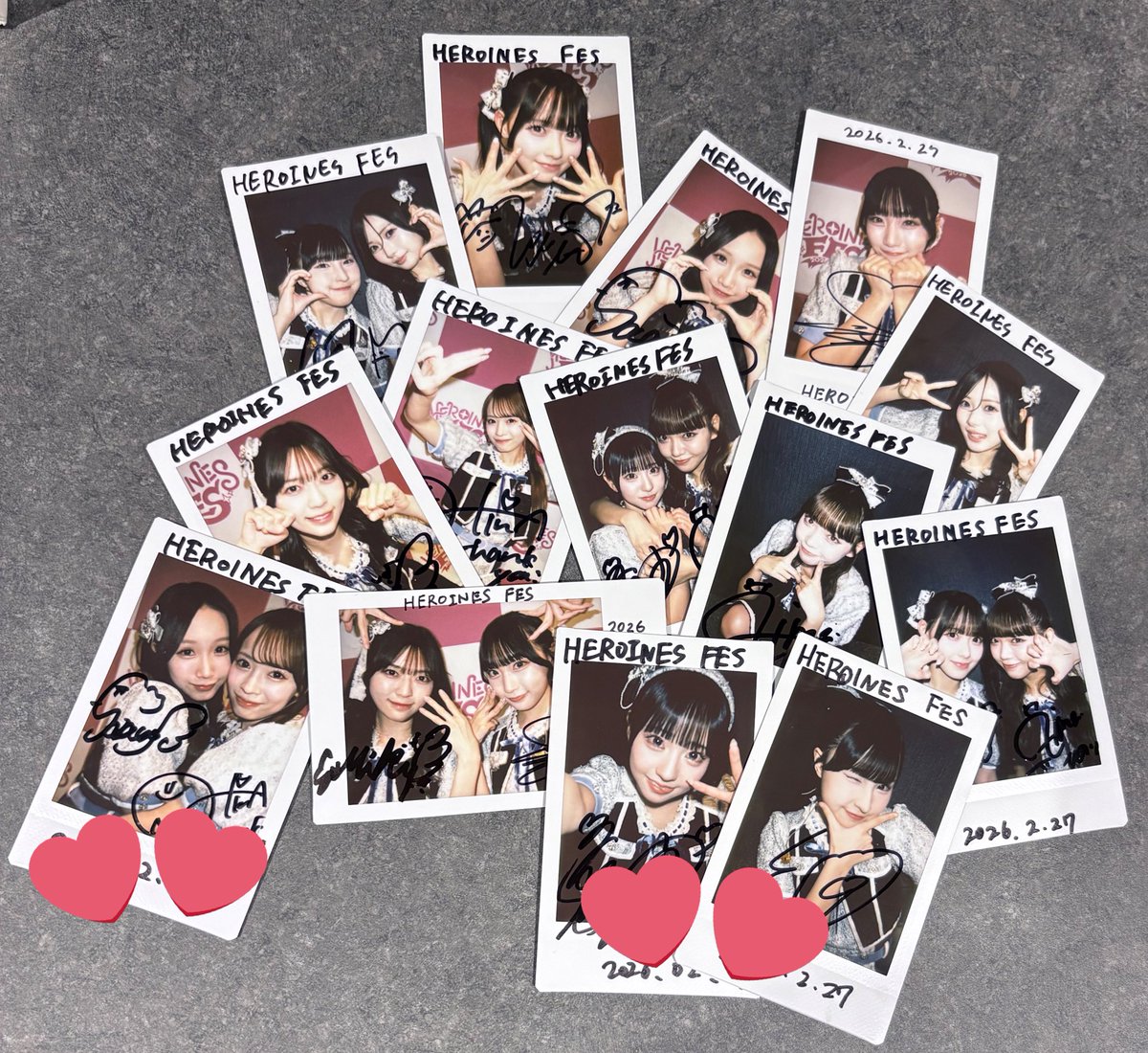 本日のおチェキ〜 特典会Gブースにて販売します🛒