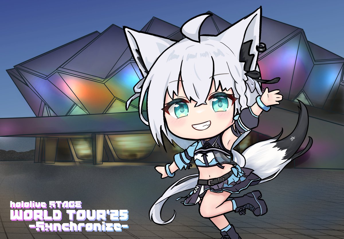 フブちゃん、台北へようこそ！！✨ #hololiveSTAGE25 #絵フブキ