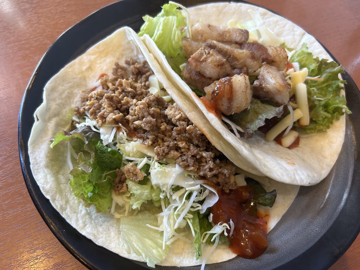 タコスセット、です！ ヴェルディ戦も放映中です！