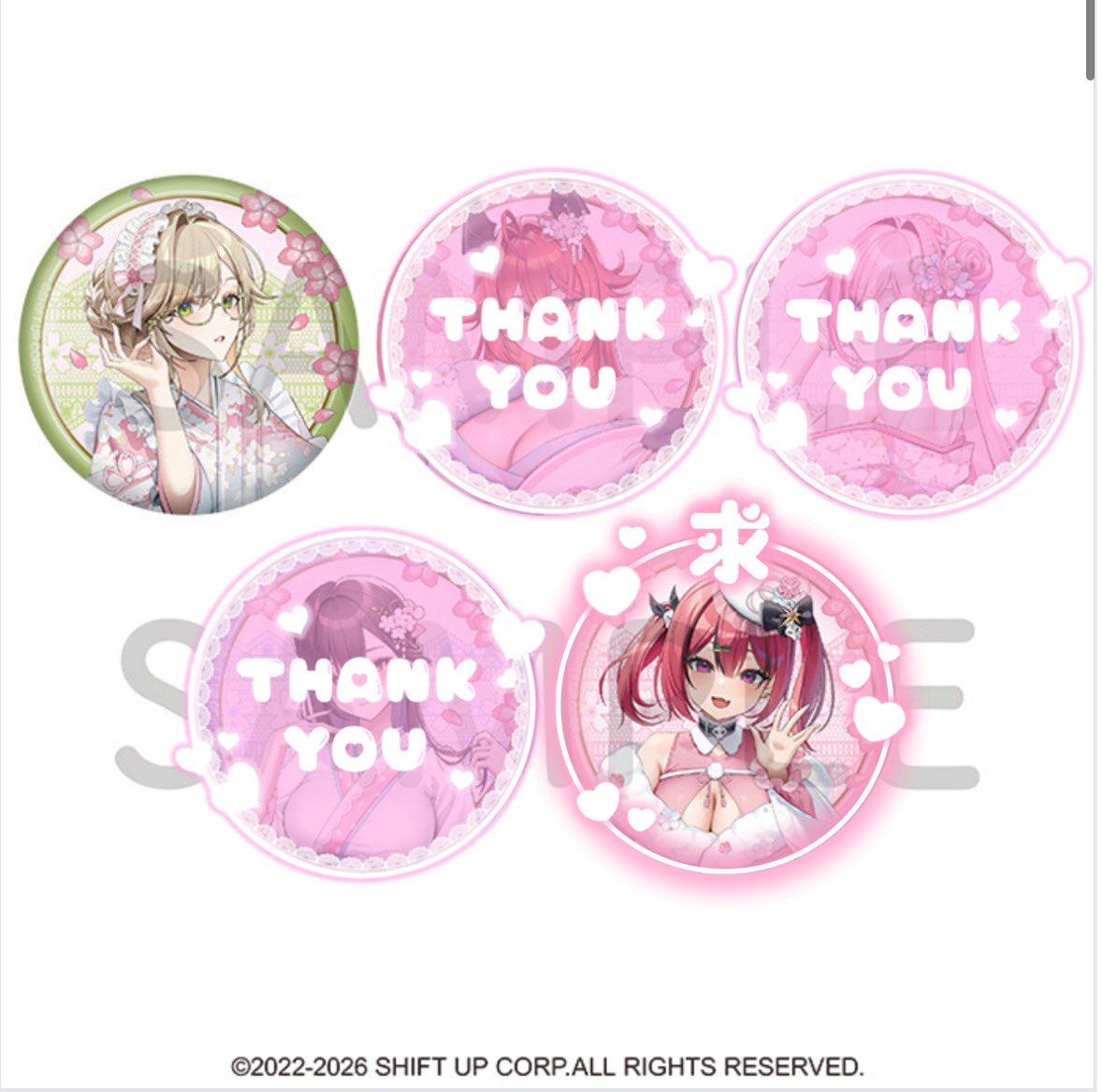 交換】勝利の女神 NIKKE ニケ 春探しの旅 缶バッジ 仮予約 別府 譲