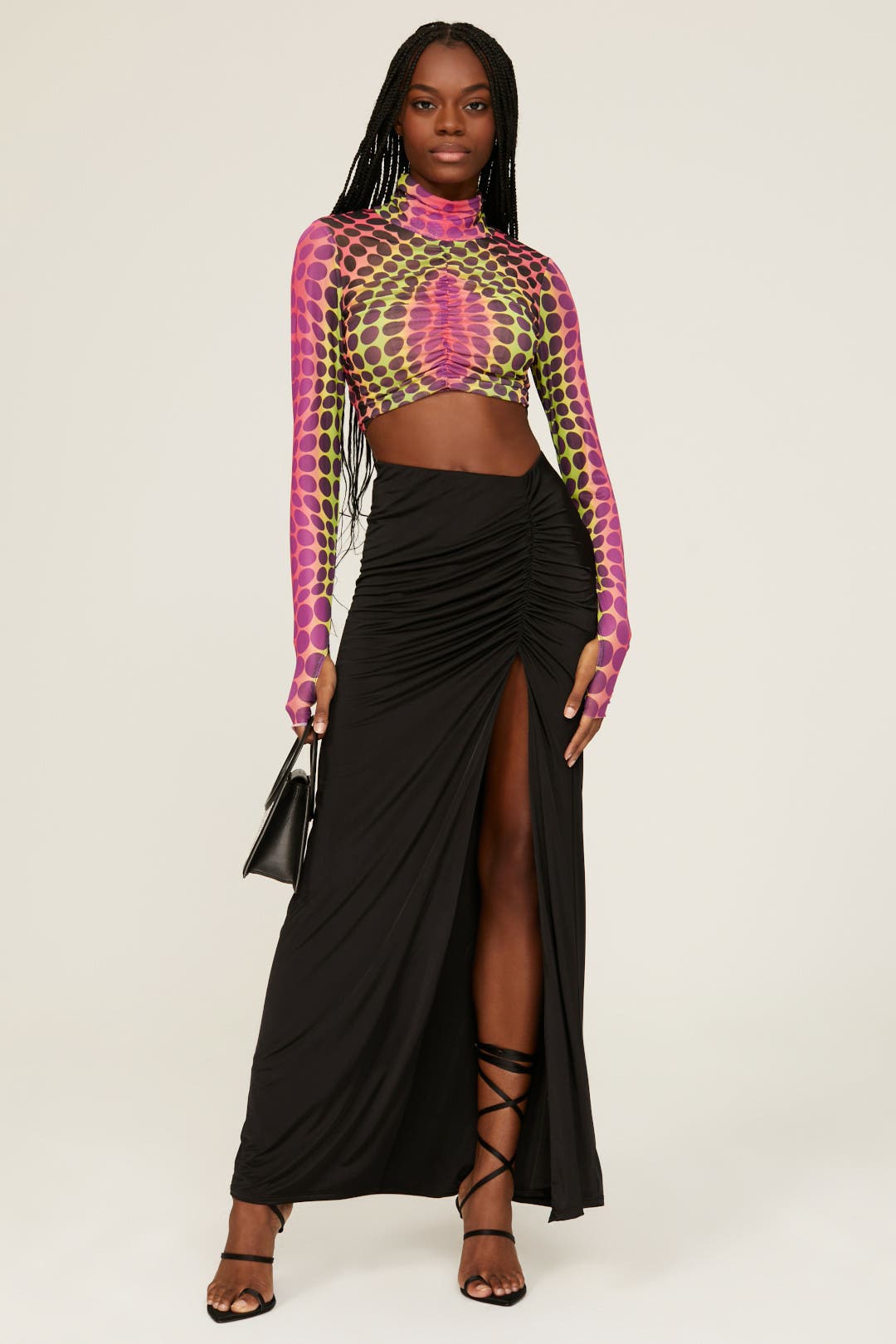 Dionne Mesh Crop Top by AFRM | Rent the Runway