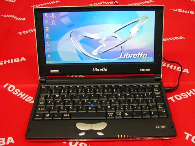 東芝、Librettoに無線LAN/Windows XP Pro搭載機登場