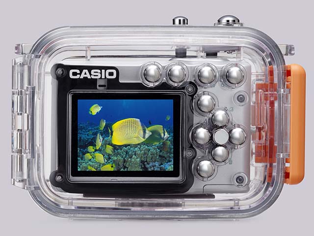 カシオ、EXILIM EX-Z40/30用防水ケース