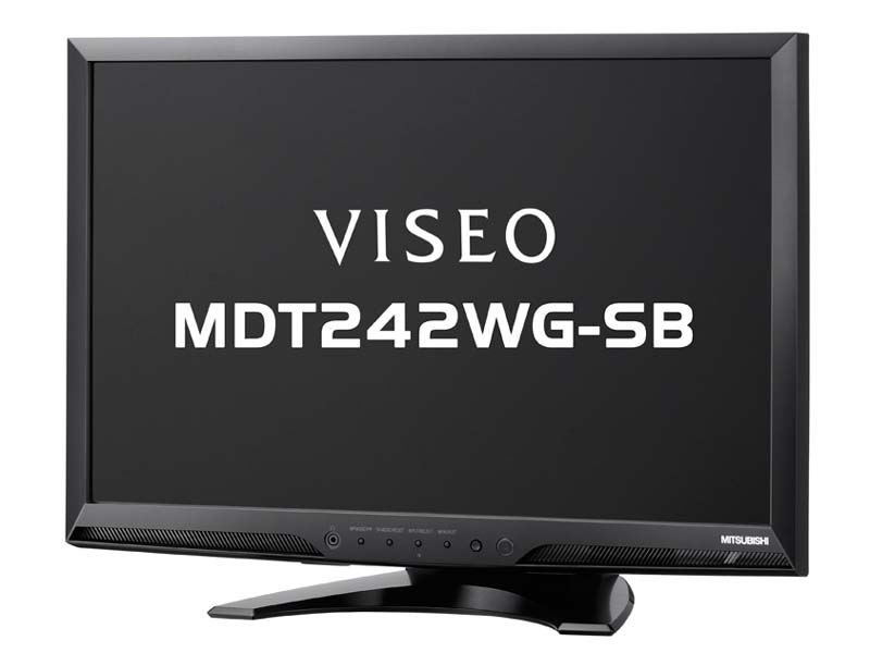 三菱、24.1型液晶「MDT242WG」の枠つや消し限定モデル