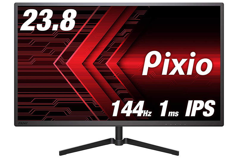 Pixio、2.2万円を切る23.8型144HzゲーミングIPS液晶ディスプレイ - PC