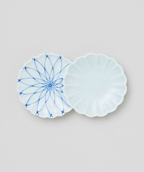 菊割 小分け菊皿 染付 / 重山陶器 | [公式]TODAY'S SPECIAL（トゥデイ