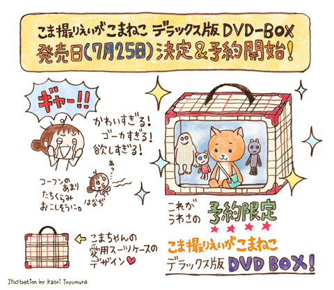 デラックス版DVD-BOX予約スタート！ : こま撮りえいが『こまねこ』公式