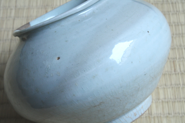 李朝白磁壺（塩笥） : 青蓮亭日記