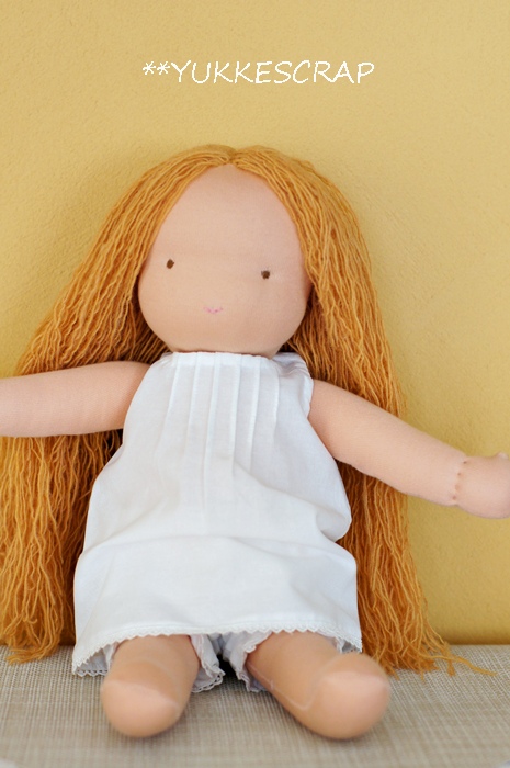 ウォルドルフ人形 ～亜麻色の髪の女の子完成～ : YUKKESCRAP