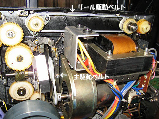 8ミリ映写機を応急修理する : In the pontoon bridge