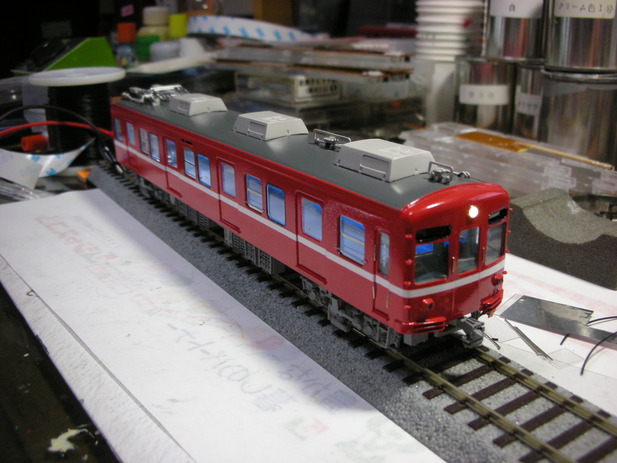 タニカワ京急700形（その18）ヘッドライト・テールライト : 工作