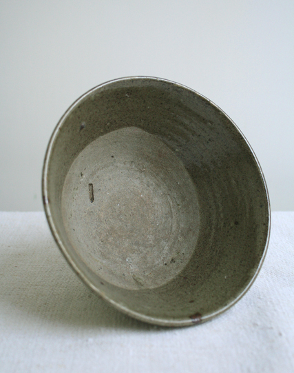 琉球・湧田焼の灰釉茶碗 : 青蓮亭日記