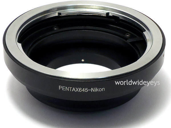 ペンタックス645レンズが使えるニコンFマウントアダプター