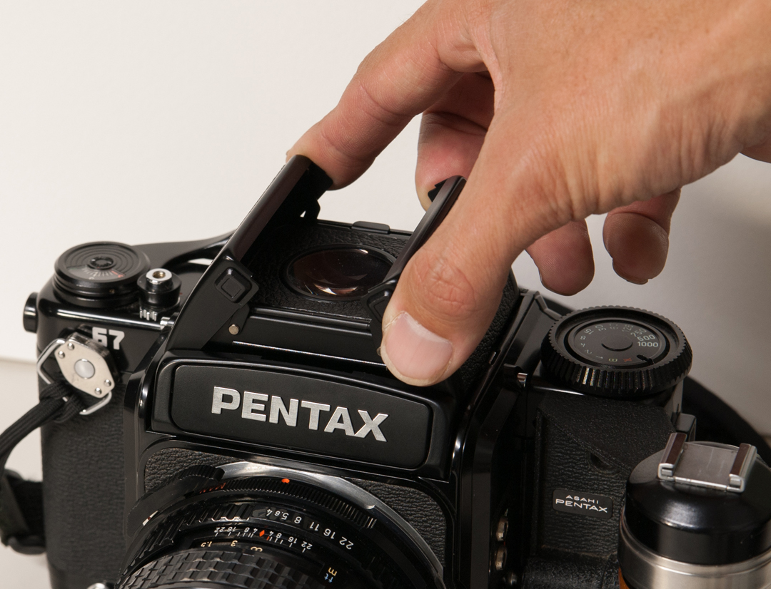 PENTAX 67 【折りたたみピントフード】 : hama-take の blog