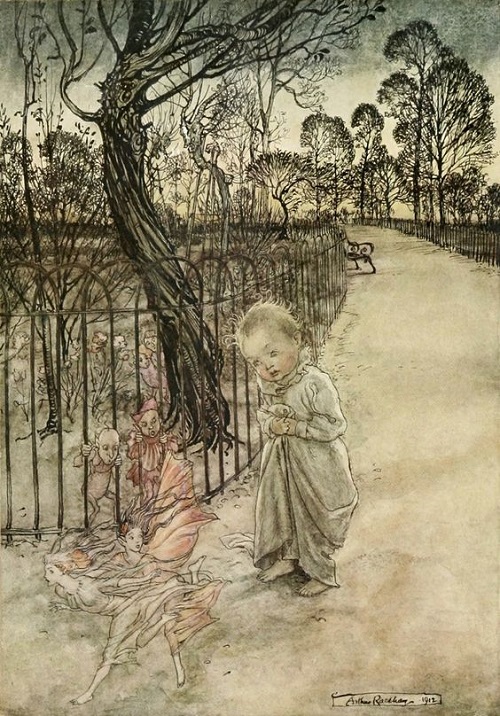アーサー・ラッカム「ケンジントン公園のピーター・パン」より② : Books