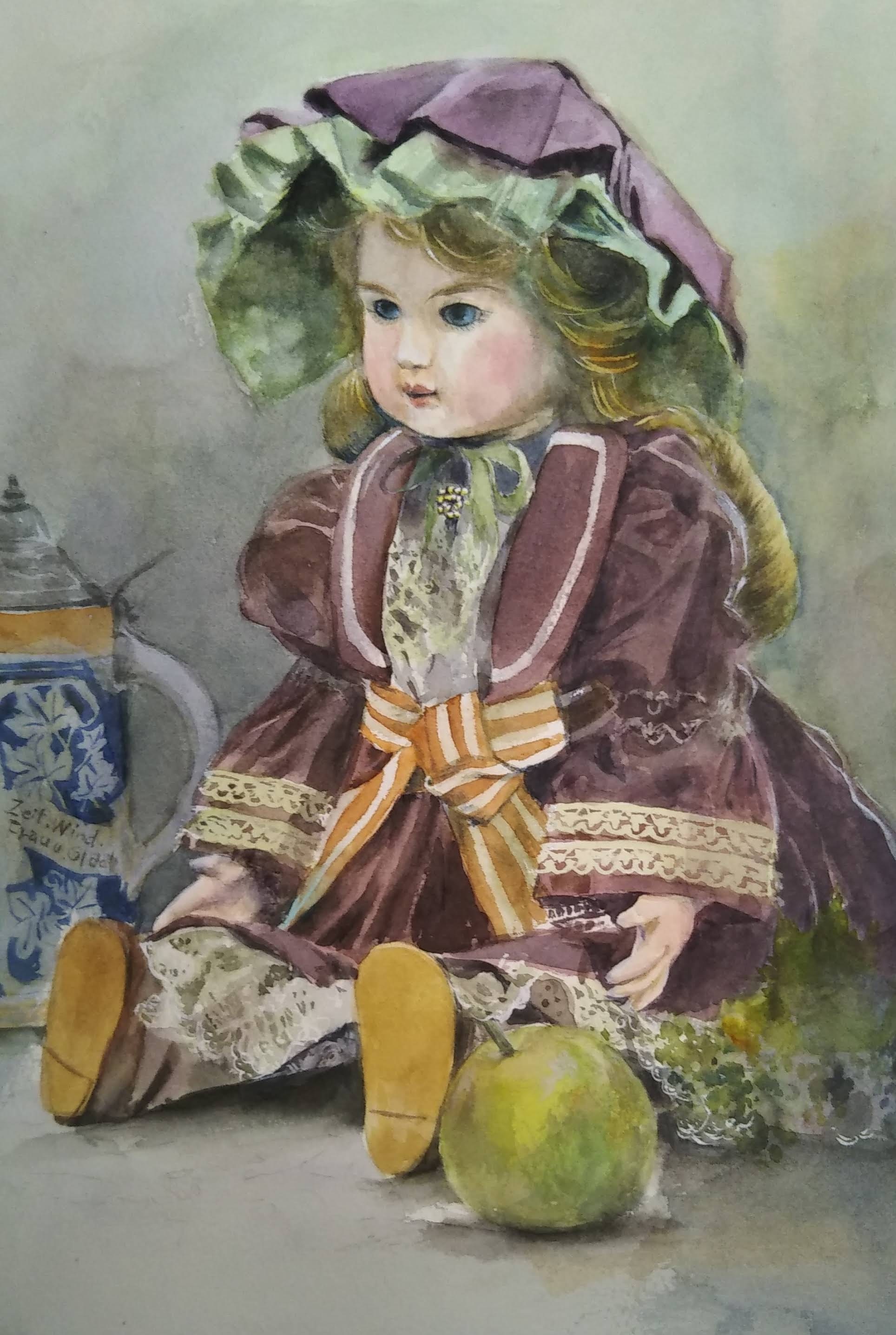 ビスクドール : 大島裕子水彩画ブログ