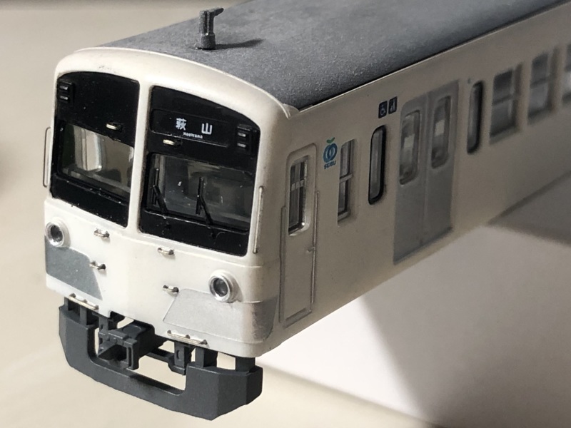 Nゲージ加工]西武新101系ワンマン色 白色 その2 : MY模型工房