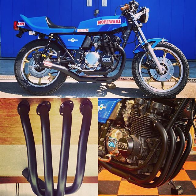 7本入荷しました！『 モリワキ Z400FX用 復刻手曲げ ショート管 限定