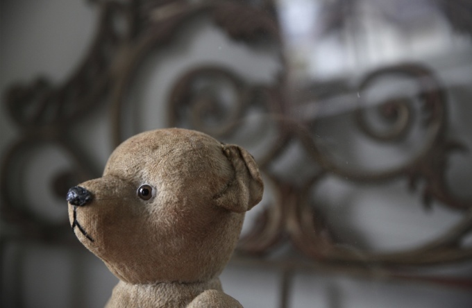 フレンチアンティーク ベア アンティークベア ガラスアイ 手足の関節が