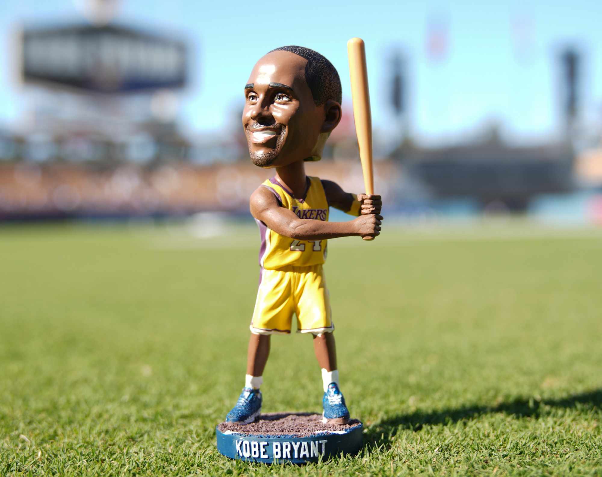 Kobe Bryant's Family Honors Him at His Dodgers' Bobblehead Night