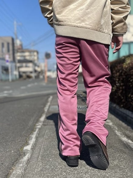 2点セット ニードルス ダメージスウェットトレーナー パンツ ピンク