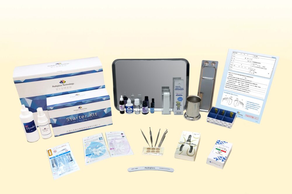 ペディグラス 巻き爪補正器具 (左10本／右10本) 計20本 【公式通販】