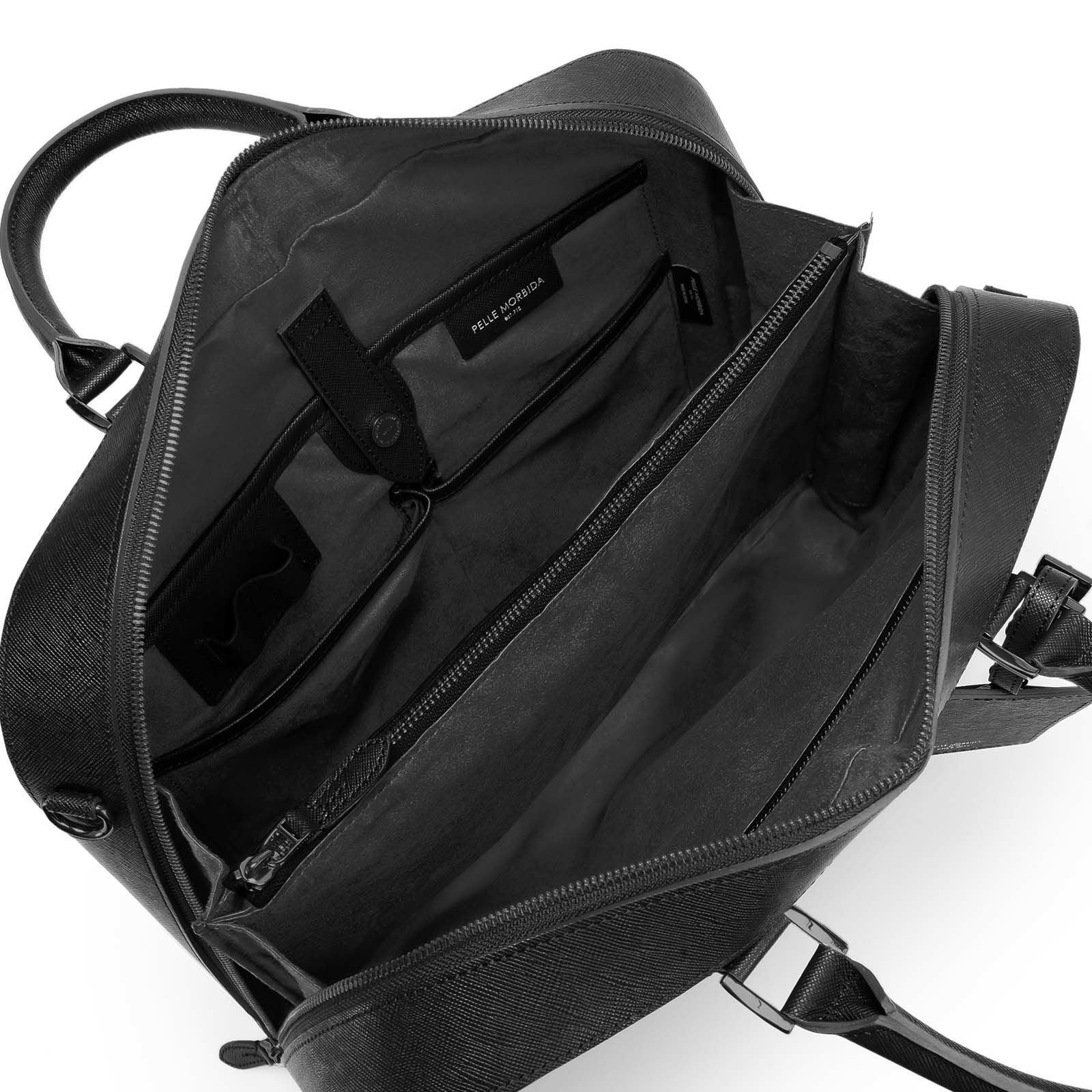 CA015-ブリーフバッグ(1室タイプ) BLACK | PELLE MORBIDA ペッレ モルビダ